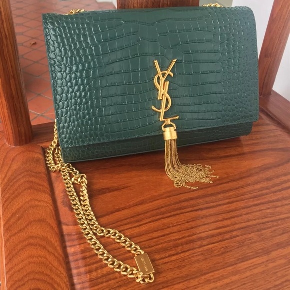 ysl croc bag